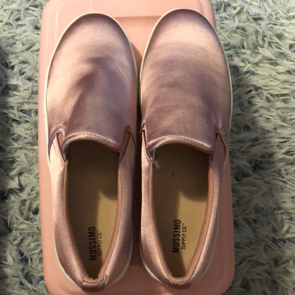 Blush pink sneakers